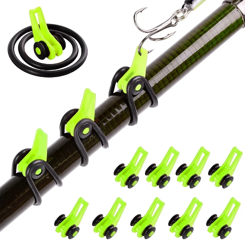Fishing Hook Box - 10pcs/lot Fishing Rod Pole Hook Keeper