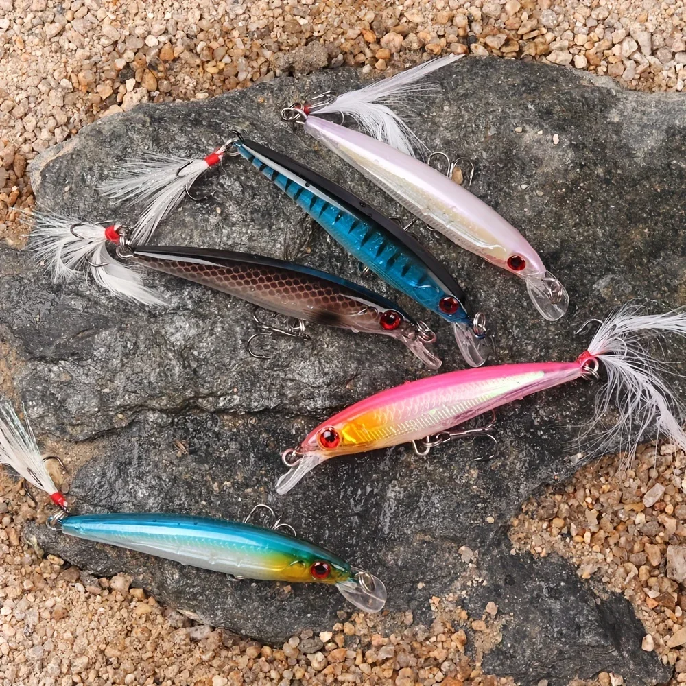 Laser 3D Eyes Bionic Minnow Fi - مراجعة Fishing Hook Box وسعره