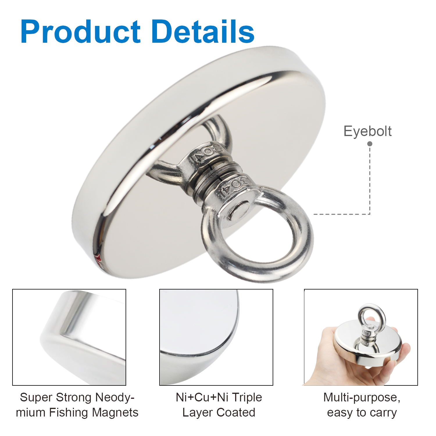 D90 Pull Max 350kg Super Stron - مراجعة Fishing Hook Stainless Steel وسعره
