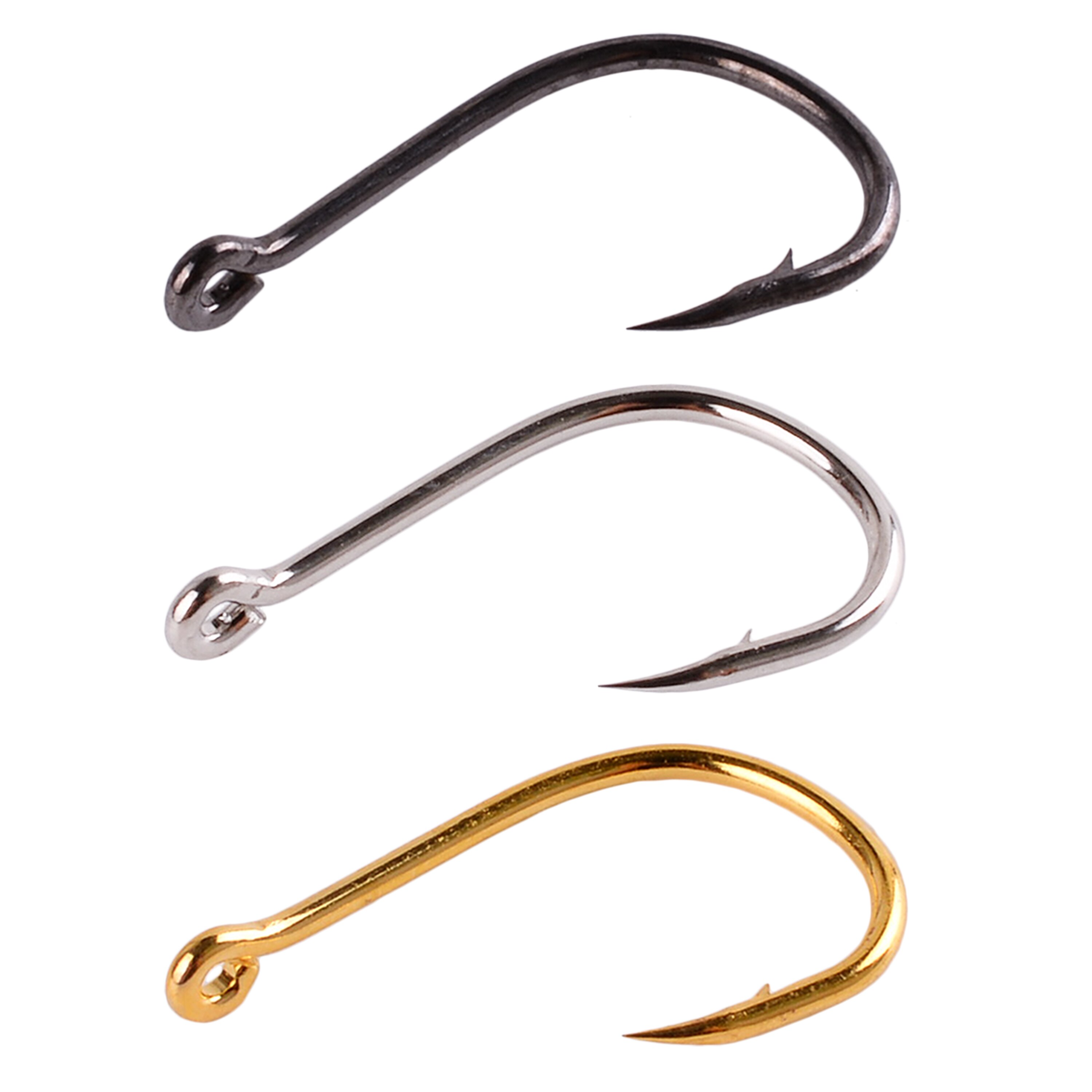 New 100Pcs Fishing Hooks Set C - مراجعة Fishing Hook Circle وسعره