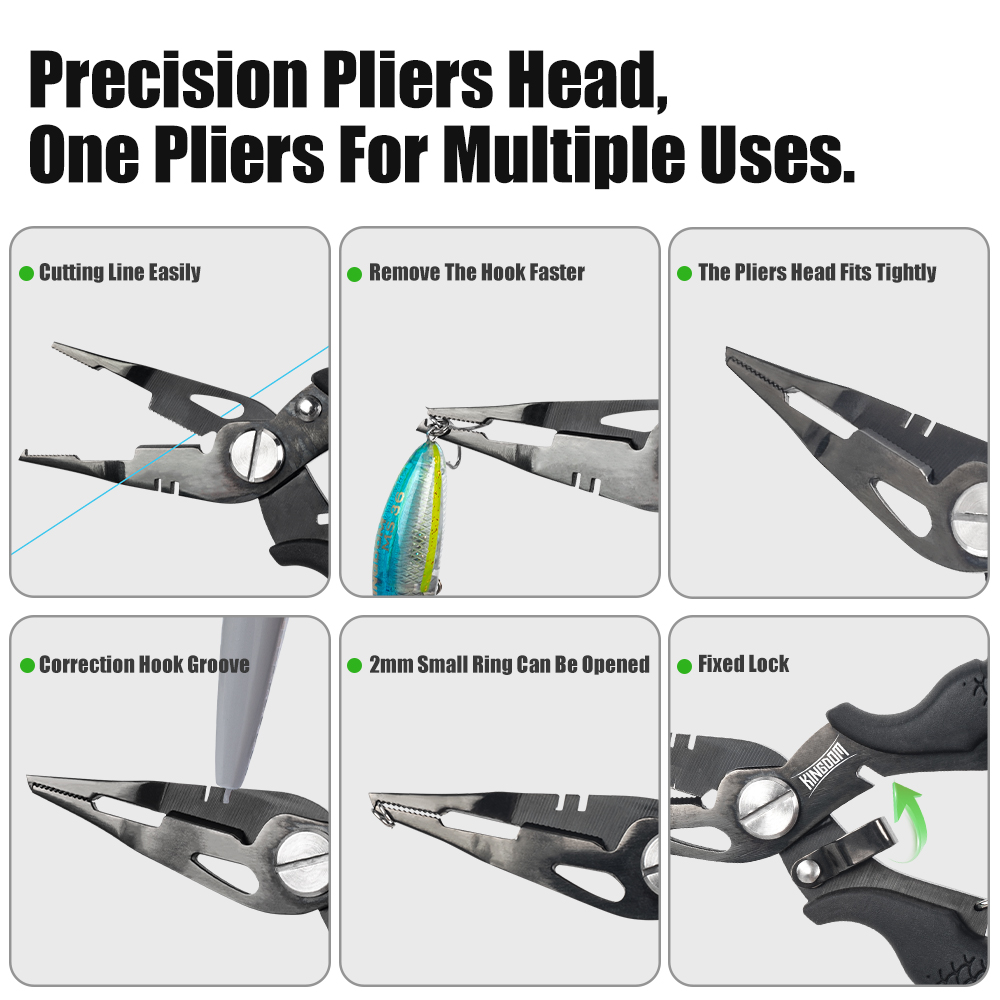 Kingdom Fishing Pliers Multifu - مراجعة Fishing Hook Remover وسعره