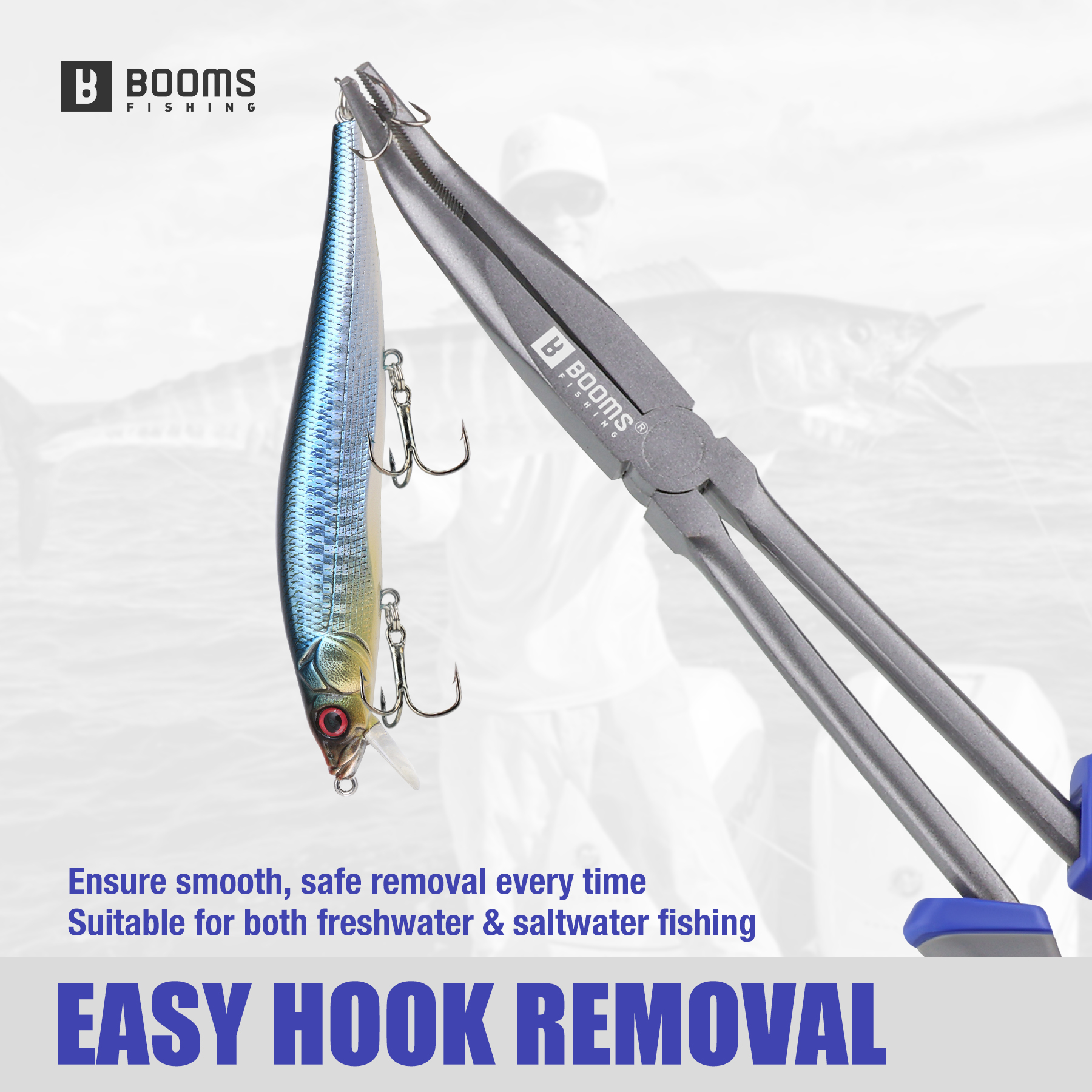 Booms Fishing XW11 Fishing Pli - مراجعة Fishing Hook Remover وسعره