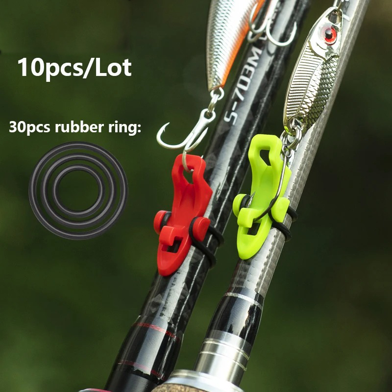 1-10pcs Fishing Rod Pole Hook  - مراجعة Fishing Hook Box وسعره