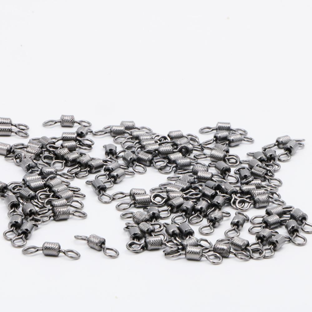 50-100pcs/box Fishing Swivel 4 - مراجعة Fishing Hook Assortment وسعره