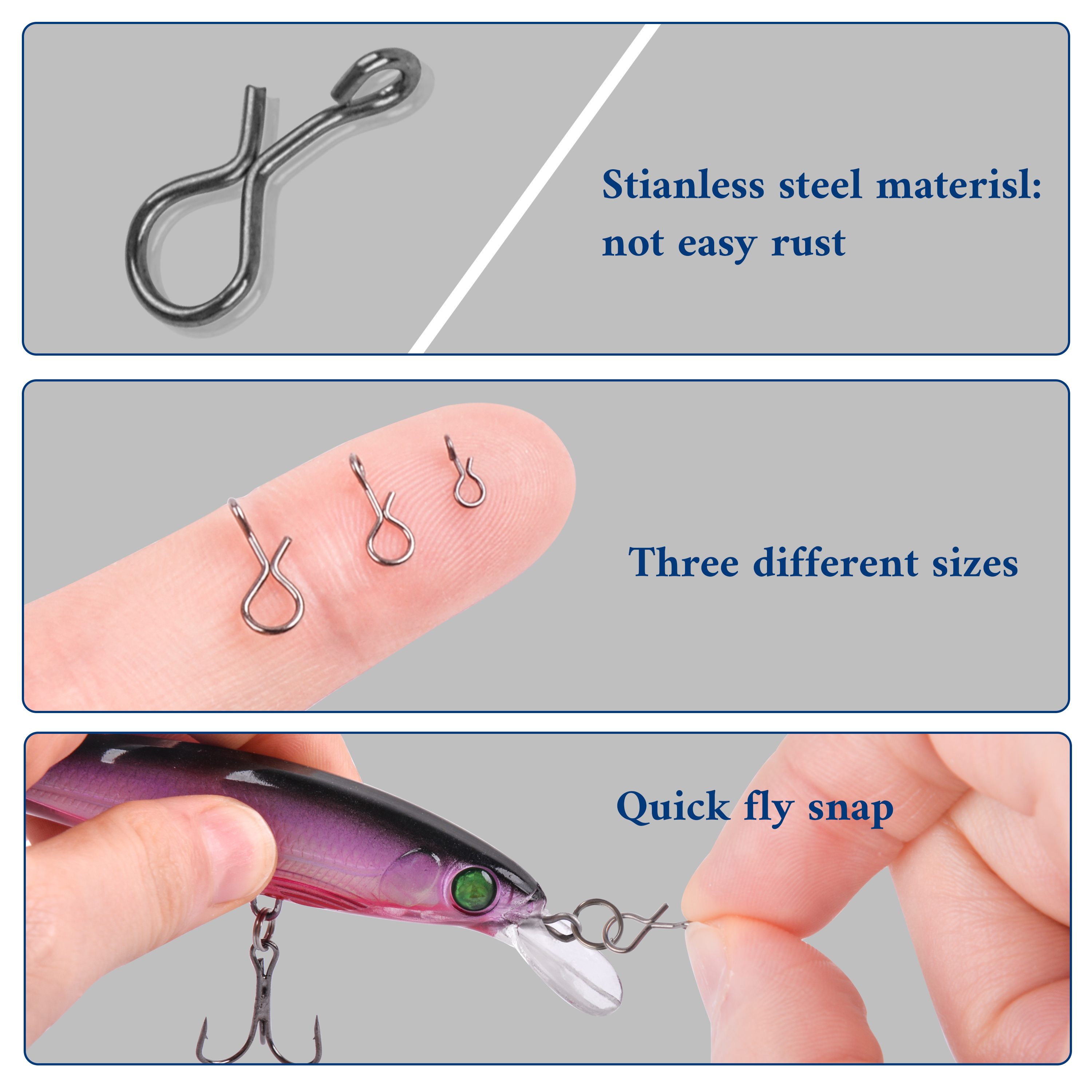 300pcs/box Saltwater Quick Cha - مراجعة Fishing Hook Box وسعره