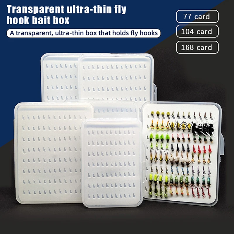 Waterproof Design Fly Hook Box - مراجعة Fishing Hook Size وسعره