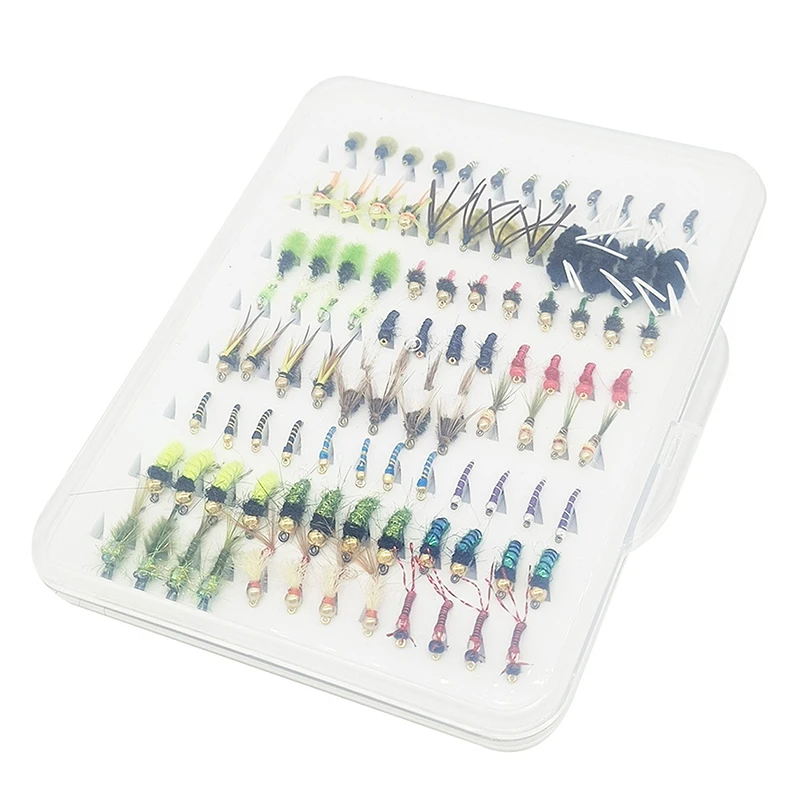 Waterproof Design Fly Hook Box - مراجعة Fishing Hook Size وسعره