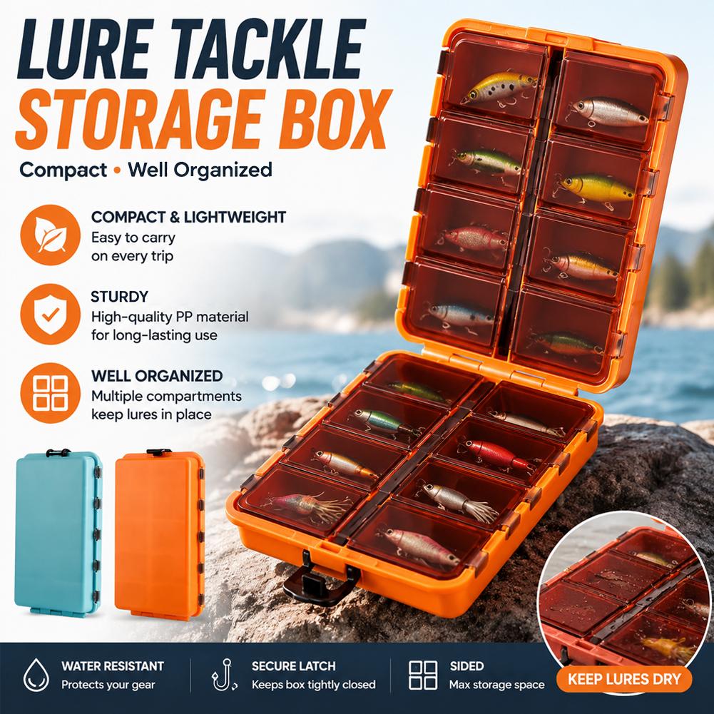 Fishing Tackle Box 20 Grids Fo - مراجعة Fishing Hook Box وسعره