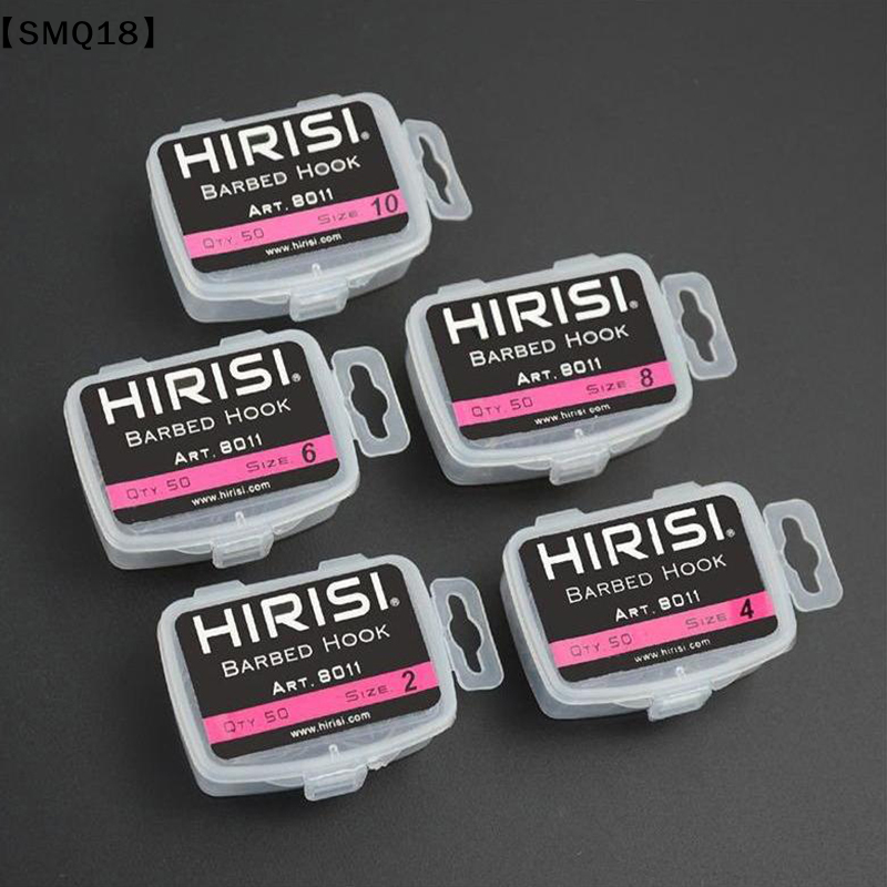 Hirisi 50pcs Boxed  Hooks Barb - مراجعة Fishing Hook Box وسعره