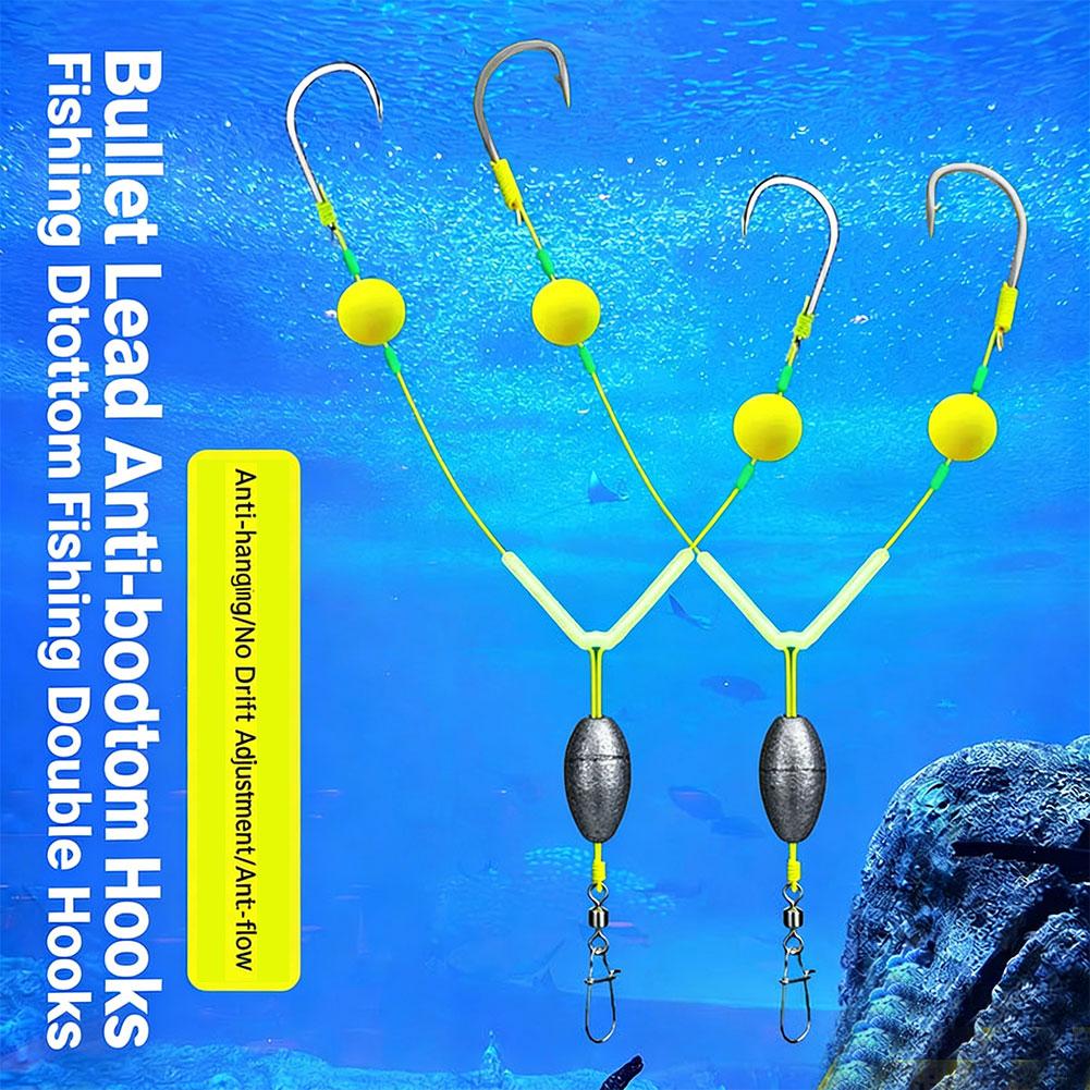 Anti-Snag Fishing Rig Weedless - مراجعة Fishing Hook Weedless وسعره