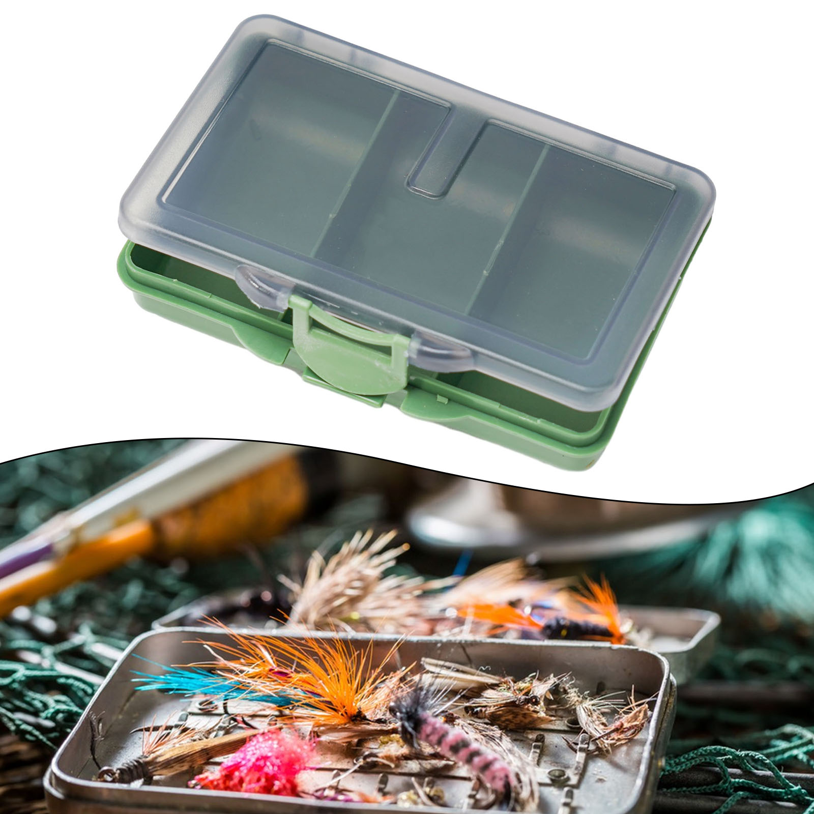 Waterproof Fishing Tackle Stor - مراجعة Fishing Hook Box وسعره