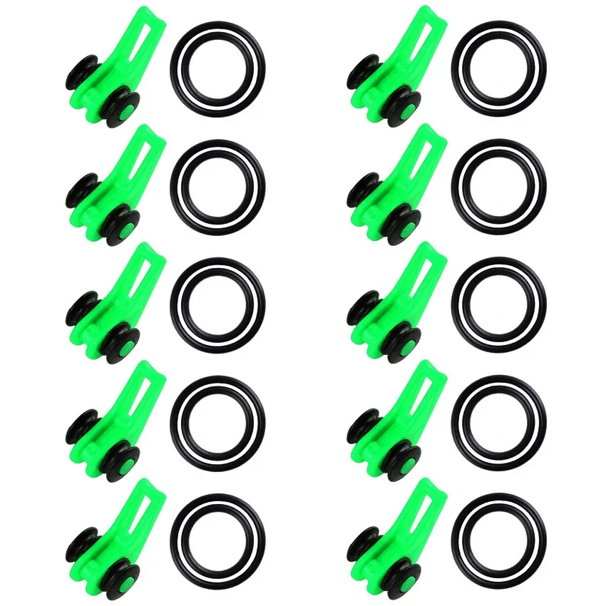10pcs/lot Fishing Rod Pole Hoo - مراجعة Fishing Hook Box وسعره