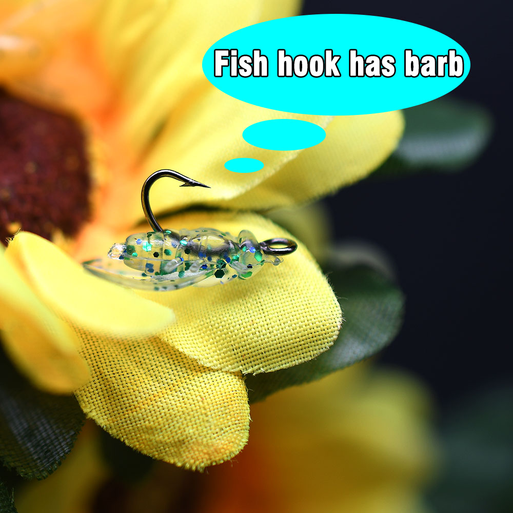 10Pcs Artificial Bionic Fly In - مراجعة Fishing Hook Assortment وسعره